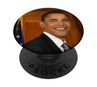 Barack Obama Photo 44e Président POTUS Patriotique Démocrate PopSockets PopGrip Adhésif