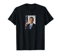 Barack Obama Photo 44e Président POTUS Patriotique Démocrate T-Shirt
