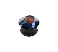 Barack Obama Salute Photo 44e Président POTUS Démocrate PopSockets PopGrip Adhésif