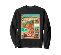 Barahona République dominicaine Voyage en famille Rétro Plage Ville Sweatshirt