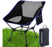 BARAKYEG Chaise de Camping Pliable,Chaise Pliante Ultra Légère Chaise de Plage Pliable,chaise camping avec Sac de Transport,l'Extérieur pour Barbecue,popote camping,Plage,Jardin,camping,Randonnée Bleu
