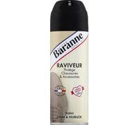Baranne Aérosol Raviveur Daim Incolore | Protège, Ravive et Imperméabilise | Tous coloris | Chaussures et Accessoires Cuir | Nubuck | 200 mL