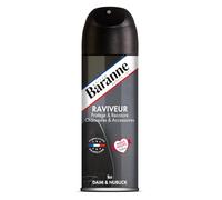 Baranne Aérosol Raviveur Daim Noir | Protège, Ravive et Imperméabilise | Couleur Noir | Chaussures et Accessoires Cuir | Nubuck | 200 mL