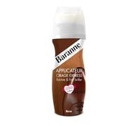 Baranne Applicateur Cirage Express Marron | Ravive la couleur du cuir | Brillance intense | Chaussures et accessoires en cuir | Applicateur mousse 75ML