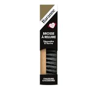 Baranne Brosse À Reluire - Dépoussière & Ravive - Chaussures, Vêtements & Accessoires - Surfaces en Cuir - Poils Synthétiques - 1 Unité