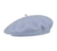 Barascon Beret avec Cachemire Basque (Taille Unique - Bleu Clair)