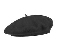 Barascon Beret avec Cachemire Basque (Taille Unique - Noir)