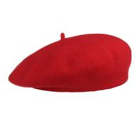 Barascon Beret avec Cachemire Basque (Taille Unique - Rouge)