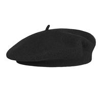 Barascon Béret pour Enfant béret Basque d'hiver (Taille Unique - Noir), 49-53