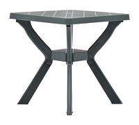 BaraSh Table de Bistro Vert 70x70x72 cm Plastique,Table Bistrot Exterieur,Petite Table Jardin