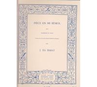 BARAT - PIECE EN MI BEMOL POUR TROMBONE & PIANO