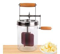 Baratte à beurre 1500 ml Manuelle Manivelle Large Bouche Crème Baratte à beurre maison Machine à beurre lavable pour la maison Cuisine Restaurant Baratte à beurreBaratte à beurre Machine à beurre