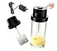 Baratte à beurre électrique et machine à beurre à commande tactile | Bocal en verre 1,8 L et pale inox pour suivre le mélange de la crème sur le plan de travail