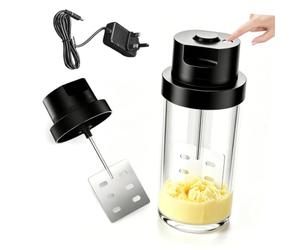 Baratte à beurre électrique et machine à beurre à commande tactile | Bocal en verre 1,8 L et pale inox pour suivre le mélange de la crème sur le plan de travail