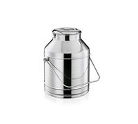 Baratte avec couvercle en Acier au nickel chrome 25 L H 470 mm Ø 335 mm