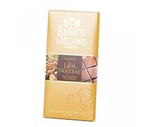 Baratti & Milano - TABLETTE CHOCOLAT AU LAIT EXTRA FIN & NOISETTES 75GR - Produit artisanal italien