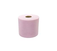 BARATTI Rouleau de Tulle, Couleur Unie pour Décorations, Fêtes de Mariage, Hauteur 12,5 cm Rose