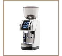 Baratza - Forte AP 230V Coffee Grinder - Moulin à café électrique avec Fraises Céramiques Plates de 54 mm - Avec 26 Micro-Réglages, Outil d'étalonnage, Minuterie et échelle - Acier Inoxydable