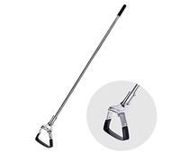 BARAYSTUS Hoe de jardin pour le Weeding Long Handle Hula Hoe Stirrup Hoe Garden Tool Poles en acier inoxydable Réglable Longue poignée Weeding Hoe, 140 cm
