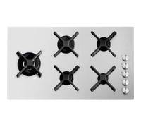 BARAZZA 1PSPF95 Plaque de cuisson à gaz Encastrable | 2 gaz + 2 poissonnière + triple couronne, grilles fonte, encastrement 98x43 cm