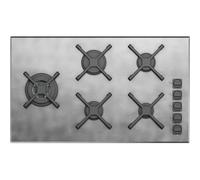 BARAZZA 1PUN95 Plaque de cuisson Ã gaz Encastrable | 4 feux + triple couronne, grilles fonte, allumage Ã©lectronique