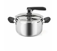 Barazzoni Autocuiseur Rapida 3 5 L en acier inox 18/10 - base triple couche compatible induction