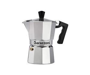 Barazzoni Cafetière colorée 6 tasses, aluminium, gris, 10 x 16,9 x 19.6 cm