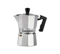 Barazzoni la Cafetière 3 Tasses, Aluminium, Gris, 8.7 x 15.1 x 15.7 cm