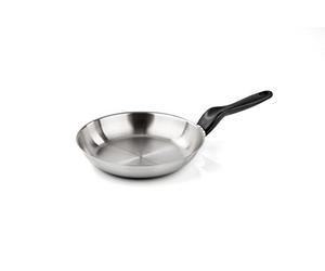Barazzoni Le Inoxidbili Poêle, Acier Inoxydable 18/10, Argent, 28 cm