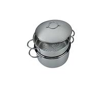 Barazzoni Spa, VaporSet avec Fond ø20 cm, Acier Inoxydable 18/10, fabriqué en Italie, Induction