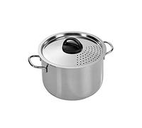 Barazzoni spaghettieri scolaveloce inoxydable cm22, acier inoxydable, 5.5 litres, acier