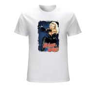 Barb Wire Cult Movie Sci FI Pamela Anderson Comic Book T-Shirt Mens White Tees Unisex Shirt S