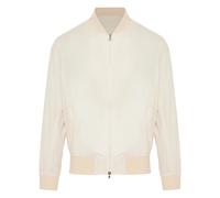 Barba - Bomber Imperméable Fermeture Éclair Poches Italie - Homme - Vestes - Blanc - Taille: 3XL