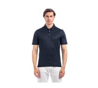 Barba Napoli - Polo Manica Corta 3 Bottoni - Homme - Tops - Bleu - Taille: 2XL