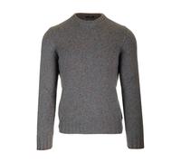 Barba - Pull ras du cou en laine Moulin - Homme - Pulls - Gris - Taille: M