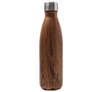 BARBACADO Gourde Bois, Bouteille Isotherme Bois, Gourde à Eau façon Bois, Gourde Imitation Bois, Bouteille Arbre, Gourde décor Bois, Gourde forêt