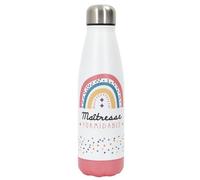 BARBACADO Gourde Merci Maîtresse - Cadeau Original Fin d’Année Scolaire - Gourde Isotherme Personnalisée pour Professeur, - Idée Cadeau École Maternelle et Primaire