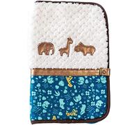 BARBACADO Protège carnet de santé bébé Bleu, fermeture à zip, range ordonnances, protection pour carnet de santé enfant