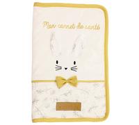 BARBACADO Protège carnet de santé bébé LAPIN jaune