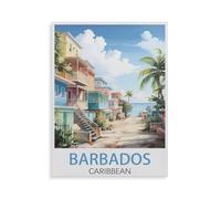 Barbade Caraïbes，1000 Pièces, Jouet De Puzzle en Papier d'art Abstrait, Jeu De Famille Difficulté Défi Puzzle（50x70cm）-HF6