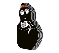 Barbapapa - Amuse-toi avec Barbamama ! - Livre silhouetté tout-carton avec de la feutrine à toucher - Dès 6 mois