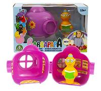 Barbapapa Giochi Preziosi Barpapapa-Casetta Violet de Barbottina avec Peinture Florale extérieure Porte et fenêtre ouvrantes, décorée à l'intérieur avec Stikers, BAP42300