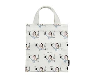 Barbapapa Paris Sac de Plage, 26 cm, Blanc (White)