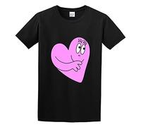 Barbapapa T-Shirt Cotton Men Summer Fashion Black Tee XL