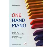 Barbara Arens – One Hand Piano – 40 pièces pour main gauche ou droite – Breitkopf & Härtel
