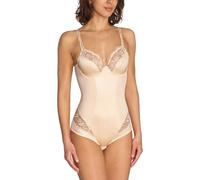 Barbara - Body Galbante - Bretelles Amovibles - Uni - Tulle Brodé - Femme - Peau Nue - 95E