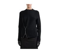 Barbara Bui, Femme, Pulls, Noir, Taille: 42 FR Pull H25 Round-neck Knit
