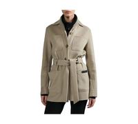 Barbara Bui, Femme, Vestes, Beige, Taille: 38 FR Veste ceinturée en double face laine-cachemire