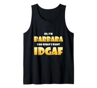 Barbara Costume IDGAF Meme Funny Halloween Costume for Barb Débardeur