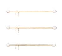 Barbara Maison de Poupées 3 Rideau Bois Tiges Rails 10 Centemeters 4 Pouces Long Miniature Fenêtre Accessoire